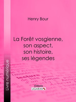 cover image of La Forêt vosgienne, son aspect, son histoire, ses légendes